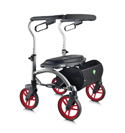 Evolution Xpresso Tacoma Folding Rollator with a Elegant Innovative Design - Senior.com Rollators